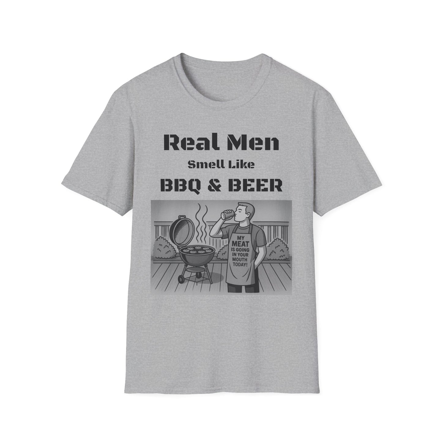 BBQ and Beer Unisex T-Shirt, Grilling Lover Gift, Funny Foodie Tee, Cookout Apparel, Summer BBQ Shirt