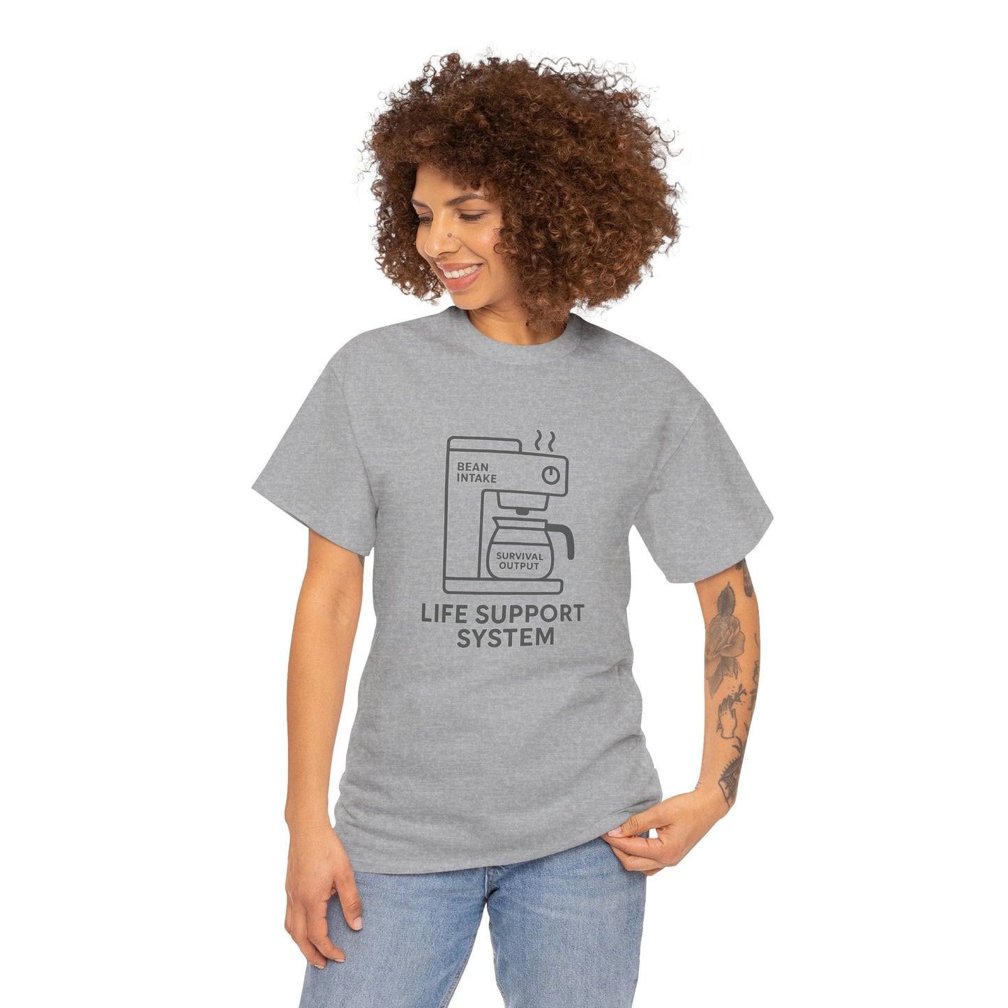 Coffee Life Support System Tee Shirt