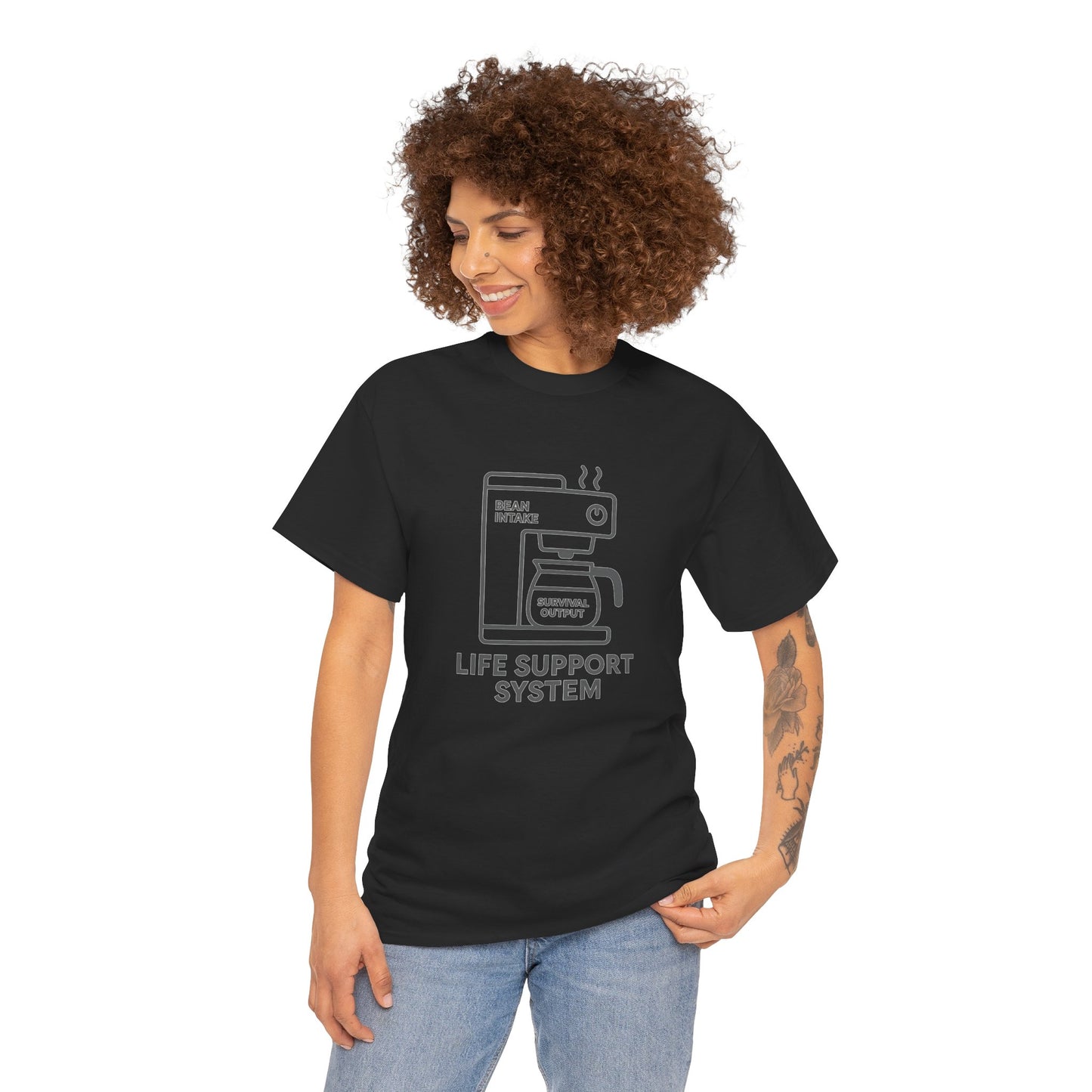 Coffee Life Support System Tee Shirt