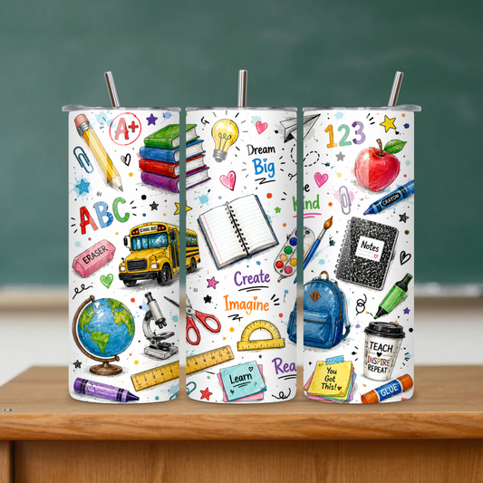 School Icons Pattern